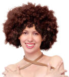 PartyPal Afro party paróka - barna göndör (MEZ-5904610142875)
