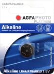 AgfaPhoto gombelem LR44 V13GA AG13 1.5V 1db/csomag Alkaline