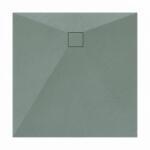 Welland kőhatású zuhanytálca szifonnal 90 x 90 cm - zöld (GT-9090SS) (GT-9090SS-GN)