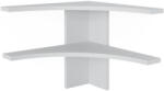 Vicco Roman fehér sarokpolc - 43, 5 × 37 × 43, 5 cm