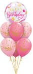  Héliumos luficsokor szülinapra, Happy Birthday - INGYENES GLS szállítással (LUFI846317)