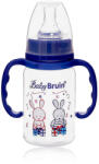 Baby Bruin fogantyús cumisüveg 120 ml kék (55043202kek)
