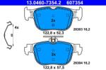 ATE Frane, Set Placute Frana Disc (13.0460-7354.2)