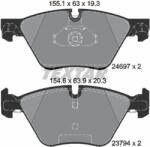 TEXTAR Frane, Set Placute Frana Disc (2469701)