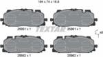 TEXTAR Frane, Set Placute Frana Disc (2586101)