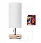 Aigostar Asztali lámpa Aigostar asztali lámpa fehér Usb E27 40 W (218140)