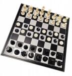 Caissa Sakk Dámajáték 35x35 cm nagy mágneses szett 2 az 1-ben