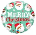 Qualatex Karácsonyi Santas fólia lufi 46 cm