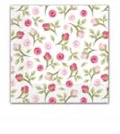 Procos Rózsás Romantic Roses szalvéta 20 db-os 33x33 cm