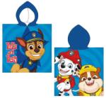 Character World Mancs Őrjárat Pups at Play strand törölköző poncsó 50x115 cm (Fast Dry)