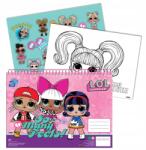 GIM Lol Surprise Many Feels A/4 spirál vázlatfüzet 40 lapos matricával (LOL)