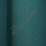 FüggönyFutár Webáruház Carmen - Türkizzöld pöttyös sötétítő függöny, teflonos, egyedi méretre, készre varrjuk