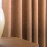 FüggönyFutár Webáruház Edward - Rozsdabarna színű kordbársony felületű blackout függöny, egyedi méretre, készre varrjuk