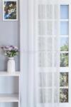 FüggönyFutár Webáruház Mary - Finom szálú, puha, fehér színű voile függöny , ólomzsinóros, egyedi méretre, készre varrjuk