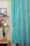 FüggönyFutár Webáruház Türkizzöld színű voile függöny , egyedi méretre, készre varrjuk - fuggonyfutar - 1 800 Ft