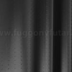FüggönyFutár Webáruház Carmen -Antracit pöttyös sötétítő függöny, teflonos, egyedi méretre, készre varrjuk