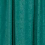 FüggönyFutár Webáruház Ramon/280/21 - Bársonyos, sötét türkiz jacquard sötétítő, dekorfüggöny, egyedi méretre, készre varrjuk