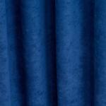 FüggönyFutár Webáruház Ramon/280/26 - Egyik oldalán bársonyos szövésű, királykék sötétítő, egyedi méretre, készre varrjuk