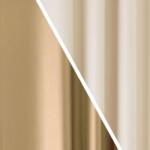 FüggönyFutár Webáruház Pierrot - Kétoldalas Caffe latte-krém dimout sötétítő függöny, egyedi méretre, készre varrjuk