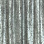 FüggönyFutár Webáruház Zenox - Bézs alapon ezüst hatszög mintás ezüst fémszálakkal átszőtt jaquard dekor függöny, egyedi méretre, készre varrjuk