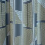 FüggönyFutár Webáruház Donovan - Szürke és barna színű geometrikus mintájú jacquard dekorfüggöny, egyedi méretre, készre varrjuk