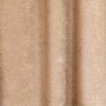 FüggönyFutár Webáruház Ramon/280/06 - egyik oldalán bársonyos szövésű, mogyoró színű jacquard sötétítő, dekorációs függöny , egyedi méretre, készre varrjuk