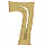 Amscan Arany White Gold 7-es szám fólia lufi 88 cm