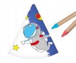 GoDan Űr Universe színezhető parti kalap, csákó 6 db-os