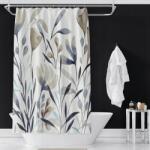 floraweg Zuhanyfüggöny Floraweg, virágok, 12 akasztóval, poliészter, 180 x 200 cm (czdk)