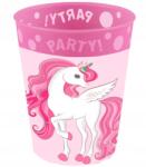 Cerda Unikornis Rainbow Colors micro prémium műanyag pohár szett 4 db-os 250 ml (JAPNN96763)