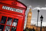 agmART Fotótapéta London Big Ben Telefonfülke (Fototapety agmART)