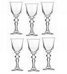 Krosno Huta Krosno kristály pohár szett vodka számára, talpas, 50 ml, 6 darabos (F576030005057770)