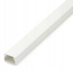 ELS Elektrotechnika Kábelkötegelő Léc Kábelcsatorna Fehér Vályú Fedél 15x10 2m (CNL-C-15010)