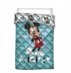  Disney Mickey Pose Blue steppelt ágytakaró, paplan 140x200cm (AYM-080MCK-QT)