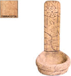  Fabro-Virágos ivókút terracotta (600154-T)
