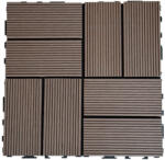  WPC kültéri járólap 30x30 cm - GF401 barna (100039)