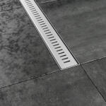 RAVAK OZP Ravak Zebra 850 zuhanyfolyóka, műanyag, új matt ráccsal