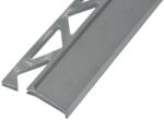 Salag Alumínium terasz vízvető élvédő profil 2, 50 m eloxált ezüst (MMAV071) - csempebolt