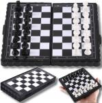 Gazelo Sakk Játék Dámajáték Utazó Mágneses 2IN1 Zárható Mini Ajándék