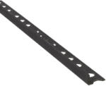 Emac élvédő profil AL szögletes 12 mm/2, 50 m negro - 75 (NSUMX12MNE) - csempebolt