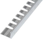 Salag Alumínium hajlítható L élvédő profil 12 mm/2, 50 m natúr alumínium (A08260)