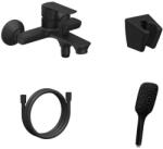 RAVAK Life fali kádcsaptelep szettel, matt fekete LF 022.20BLM. +S - csempebolt