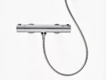 RAVAK Puri termoszátos fali zuhanycsaptelep 150 mm PU 033.00CR, króm - csempebolt