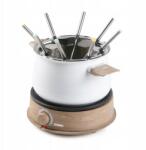 Domo DO736F fondü szett 2l Elektromos 1500W 8 kard fehér fa (DO736F)