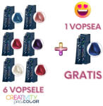 Pro.co Set 6 vopsele CREATIVITY + 1 GRATIS (set complet gama Creativity) (C7490) - proage