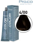 Pro.co Vopsea de par profesional PRO. COLOR 100 ml - Pro. Co - 4/00 CASTANIU NATURAL INTENS (P4/00)
