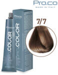 Pro.co Vopsea de par profesionala PRO. COLOR 100 ml - Pro. Co - 7/7 BLOND BEJ (P7/7)