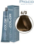 Pro.co Vopsea de par profesional PRO. COLOR 100 ml - Pro. Co - 6/0 BLOND INCHIS (P6/0)