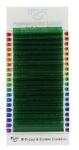 iBeauty Extensii de gene IBeauty Green Mix Curbura D (mixgreen-D)