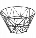 Tadar "Tulum" gyümölcskosár, 24x15 cm, fekete (5903313408967)